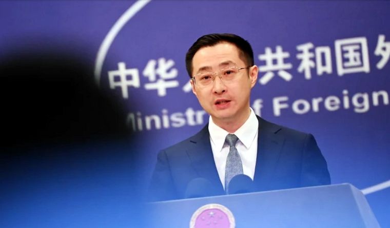 Li Jian, ministro de Exteriores de China, portavoz de la potencia. Foto: Dpa.