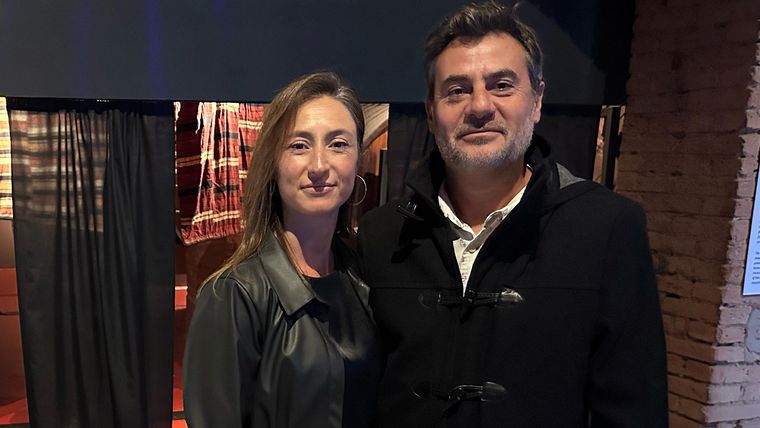 Lorena Peñafort, y Diego Agrain. Lorena Peñafort, y Diego Agrain.