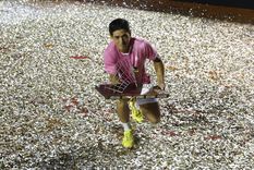 Sebastián Báez se consagró bicampeón del ATP 500 de Río de Janeiro, al vencer en sets corridos al francés Alexandre Muller. Foto: EFE