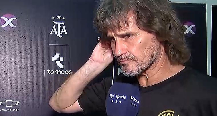 Insua contra las críticas a su San Lorenzo. Foto: Captura