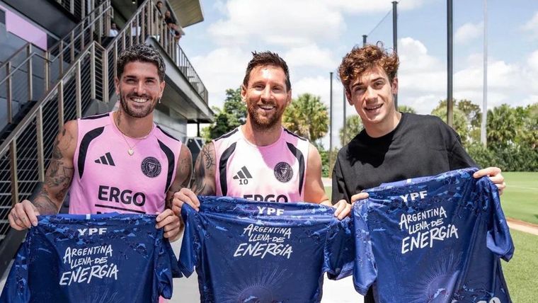 Un dìa se hizo realidad: De Paul, Messi y Colapinto en el predio de Inter Miami