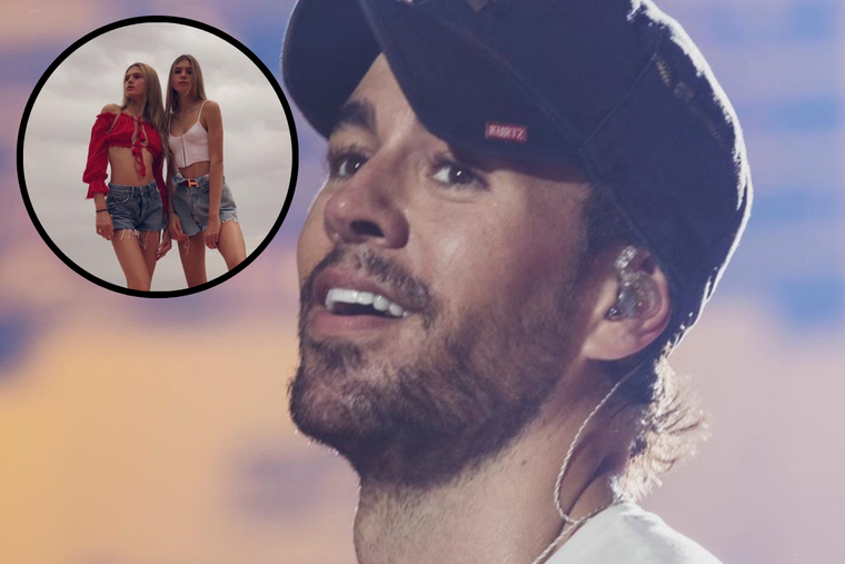 ENRIQUE IGLESIAS TIENE UNA FAMILIA MUY NUMEROSA. ENTRE SUS HERMANOS, SE ENCUENTRAN LAS GEMELAS DE 21 AÑOS.