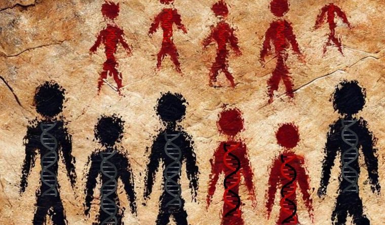 Ilustración de un encuentro entre un grupo de neandertales y un grupo de humanos modernos. Foto: Dpa. Ilustración de un encuentro entre un grupo de neandertales y un grupo de humanos modernos. Foto: Dpa.