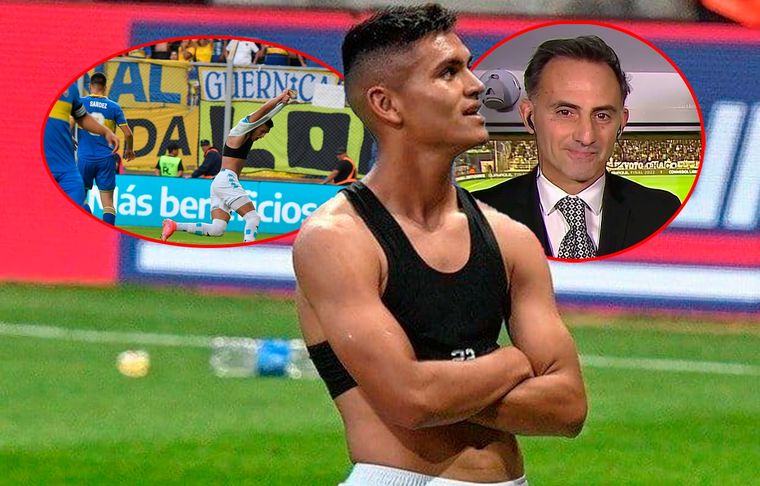 Latorre pronunció un comentario muy polémico tras el tanto de Alcaraz a Boca.