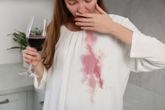 mancha vino Una mancha díficil de sacar. Foto: Fuente: Shutterstock