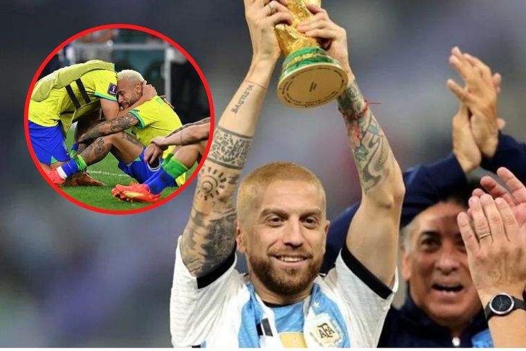 Papu Gómez reveló la reacción de la Selección argentina con la eliminación de Brasil en Qatar 2022.