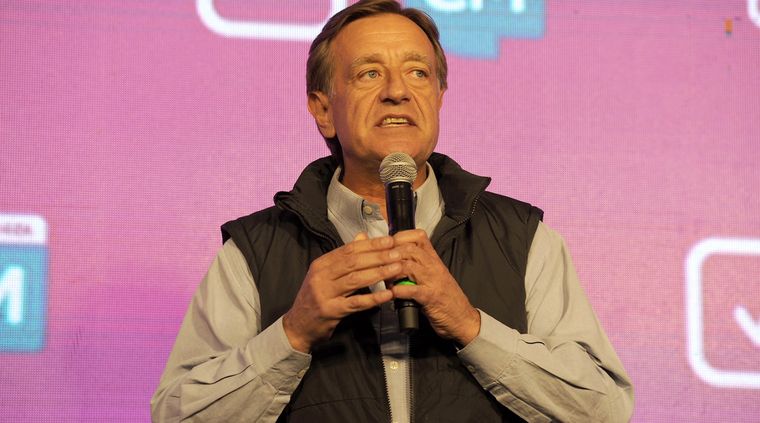 Suarez celebró el triunfo de la oposición en San Juan Foto: ALF PONCE MERCADO / MDZ