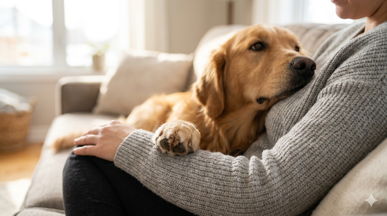 Los perros utilizan gestos y posturas para comunicarse con las personas. Fuente: IA Gemini. Los perros utilizan gestos y posturas para comunicarse con las personas. Fuente: IA Gemini.
