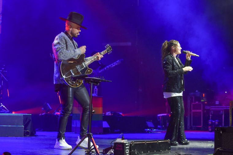 La mágica noche de Jesse & Joy en Mendoza. / PH: Maru Mena
