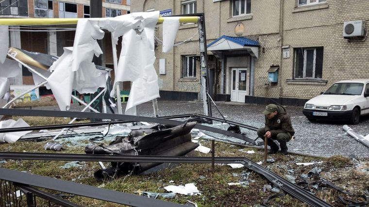bombardeo de Rusia Rusia continúa con sus bombardeos sobre la región de Kiev. Foto: Efe.