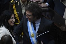 Marcela Pagano estuvo presente en el discurso de inicio de sesiones ordinarias de Milei. Foto: Juan Mateo Aberastain Zubimendi / MDZ.