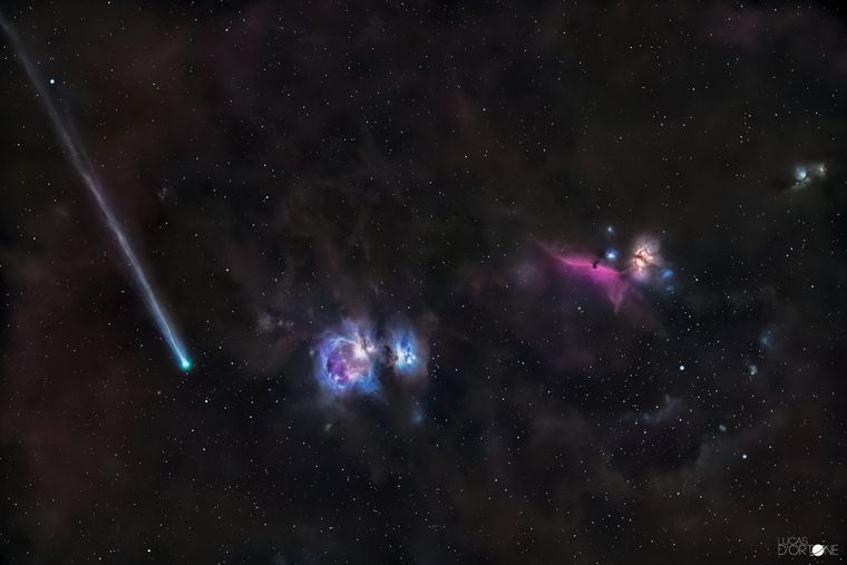 El cielo de Mendoza maravilló al mundo El cielo de Mendoza maravilló al mundo