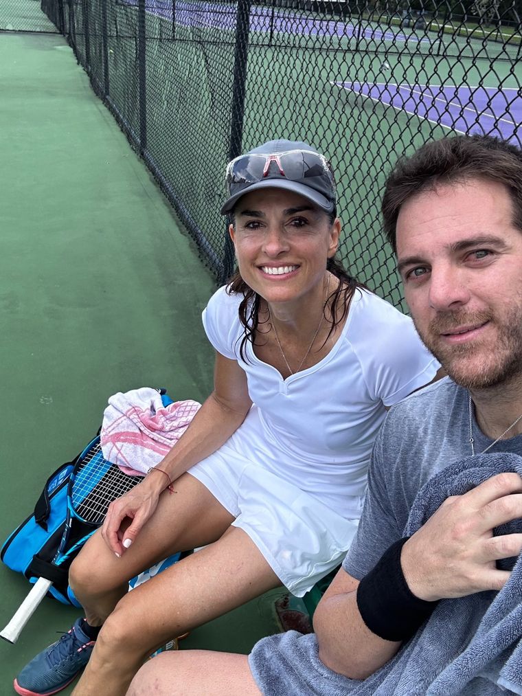 Sabatini y del Potro brindarán un espectáculo imperdible en New York. Foto: @delpotrojuan