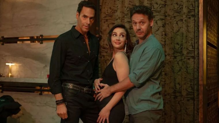 Los tres protagonistas de la nueva película argentina. Los tres protagonistas de la nueva película argentina.