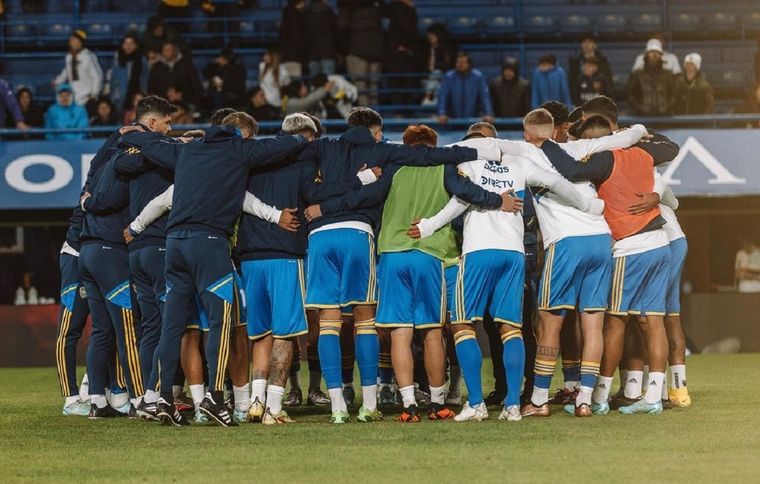 El equipo adoptó una nueva costumbre los días de partido. Foto: Boca Juniors