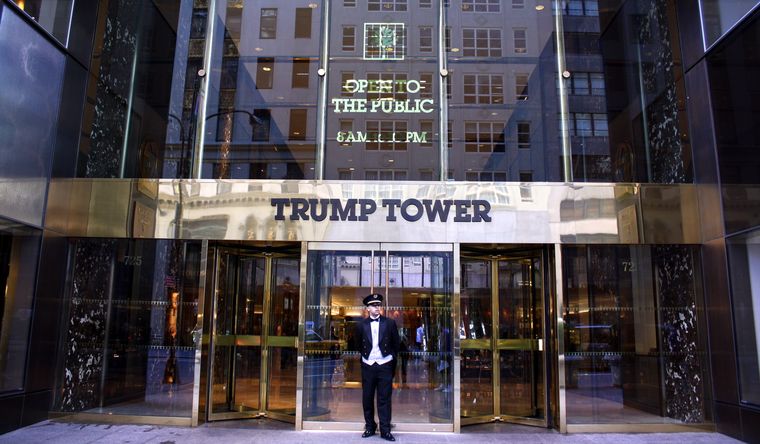La Torre Trump, en Nueva York, Estados Unidos, ahora luce más tranquila. Foto: EFE