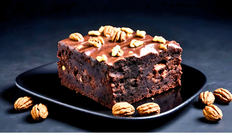 Brownies de nueces al estilo clásico: deliciosos y llenos de sabor Foto: Shutterstock