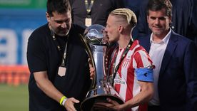 Ascacibar y una fría despedida del Pincha, ya como jugador de Boca. Ascacibar y una fría despedida del Pincha, ya como jugador de Boca.