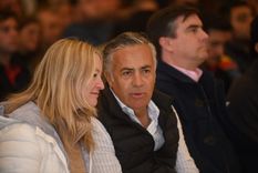 Cornejo y Hebe Casado, su compañera de fórmula.
