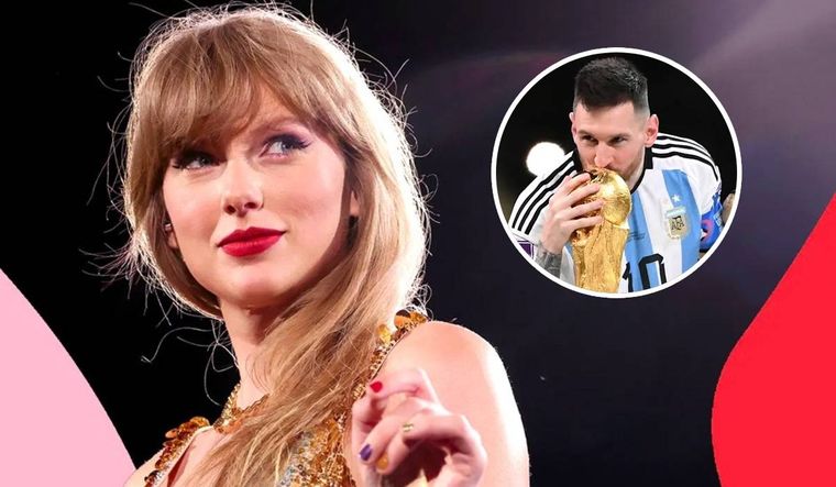 Taylor Swift y una conexión con Lionel Messi.