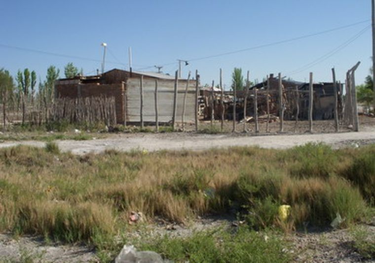 La zona en que se produjo el homicidio.