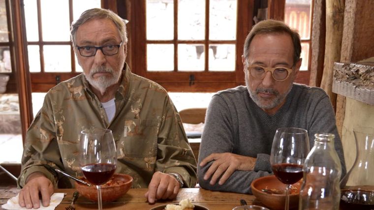 Luis Brandoni y Guillermo Francella en la película Mi obra Maestra.&nbsp;