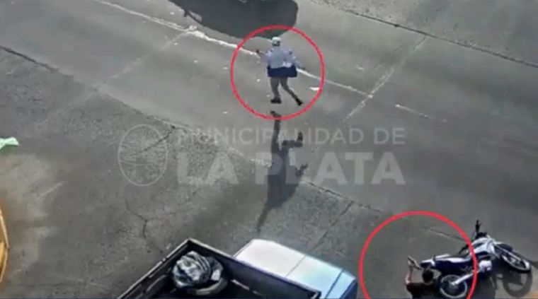 El momento de los disparos. Foto: Captura de video.