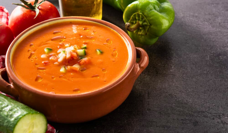 Cómo hacer gazpacho andaluz saludable Foto: Shutterstock