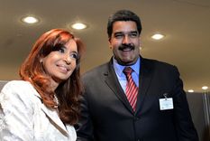 Cristina Kirchner y Nicolás Maduro están en la lista negra de Estados Unidos Foto: Noticias Argentinas Cristina Kirchner y Nicolás Maduro están en la lista negra de Estados Unidos Foto: Noticias Argentinas