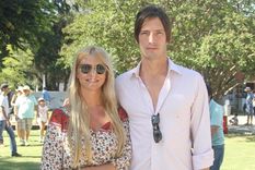 Iván de Pineda junto a su novia Luz Barrantes.