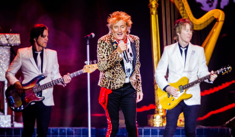 El Sir Rod Stewart se tomó unas vacaciones y reunió a casi todos sus hijos para una gran foto familiar. Foto: Archivo