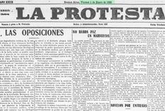 Portada del diario La Protesta del 1 de enero de 1926, Ninguna mención al año nuevo.