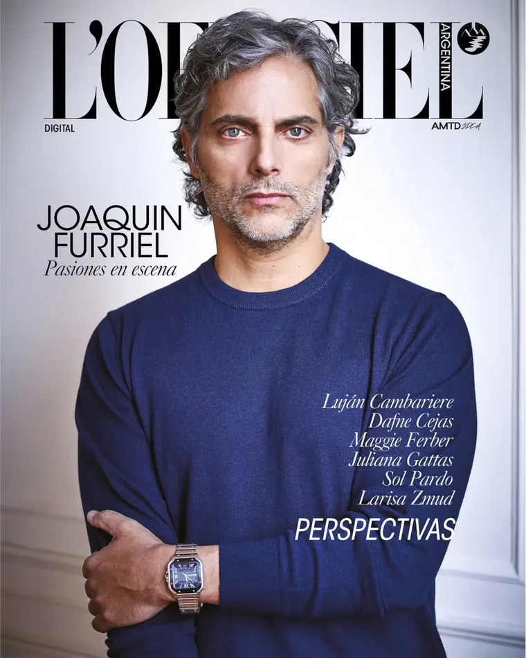 El look de Joaquín Furriel para L'Officiel.