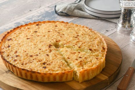 Cómo hacer tarta de cebolla y cuatro quesos perfecta: cremosa y dorada Cómo hacer tarta de cebolla y cuatro quesos perfecta: cremosa y dorada