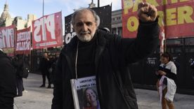 Eduardo Belliboni, líder del Polo Obrero. Foto: Juan Mateo Aberastain Zubimendi/MDZ