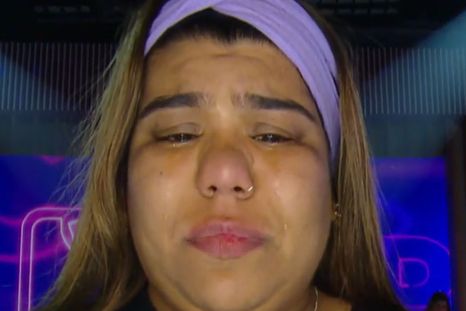 Camila no pudo contener las lágrimas. Foto: captura de video/ El Trece. Camila no pudo contener las lágrimas. Foto: captura de video/ El Trece.