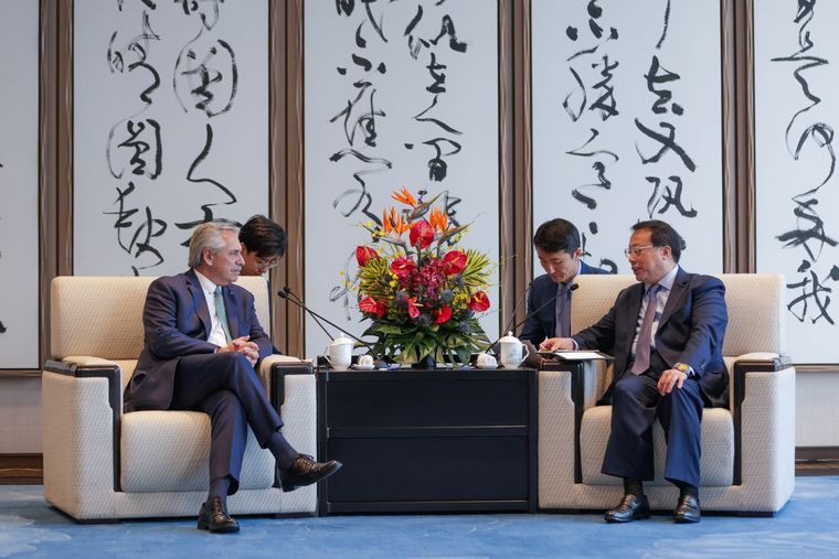 Alberto Fernández Alberto Fernández de gira por China. Crédito. Télam Foto: Télam