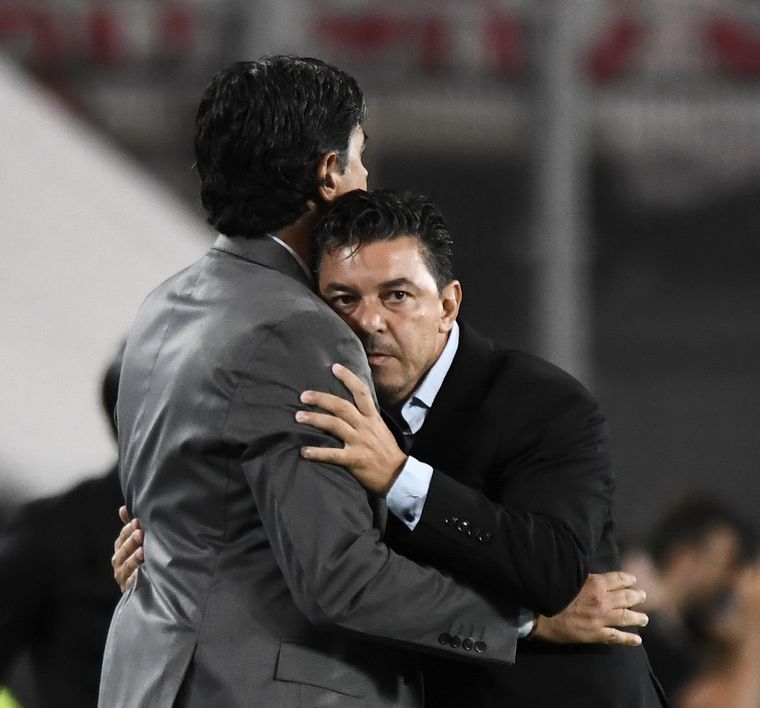 El Muñeco ya piensa en el armado del próximo once. Foto: @RiverPlatePho