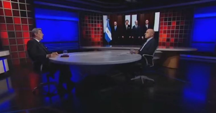 El juez de la Corte Suprema de Justicia, Horacio Rosatti, habló con el periodista Carlos Pagni en el programa Odisea. Foto: Captura de video