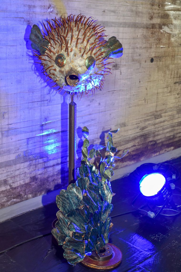 Cada pieza creada por Pata Luján Williams estuvo pensada para ser expuesta en este lujoso spa. Cada pieza creada por Pata Luján Williams estuvo pensada para ser expuesta en este lujoso spa.