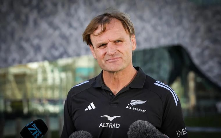 Scott Robertson, head coach de los All Blacks. Scott Robertson, head coach de los All Blacks.