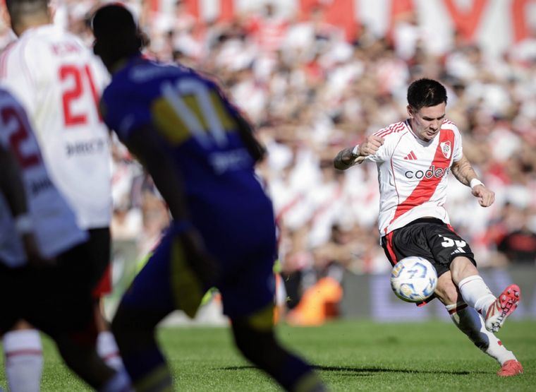 Franco Mastantuono jugará su último torneo con River. Foto: Archivo Franco Mastantuono jugará su último torneo con River. Foto: Archivo