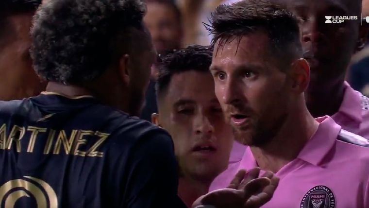 Messi explotó contra un jugador de Philadelphia Union que le fue mal a un pibe de Inter Miami