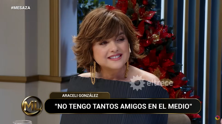 Araceli González fue invitada al programa de Mirtha Legrand. Araceli González fue invitada al programa de Mirtha Legrand.