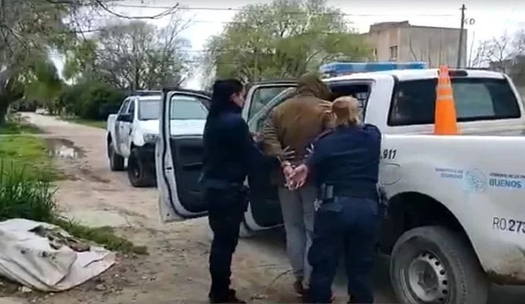 El hombre finalmente fue detenido