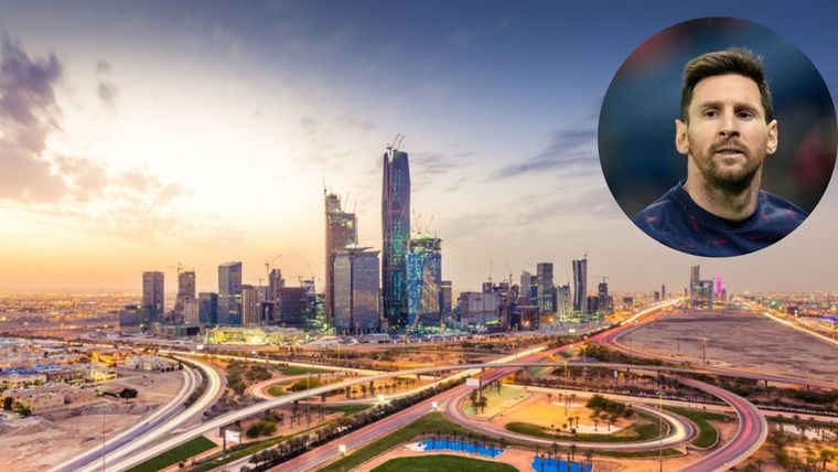 Messi fue nombra embajador turístico y visitó el Mar Rojo en dicho país Foto: Imagen de Arabia Saudí ShutterStock