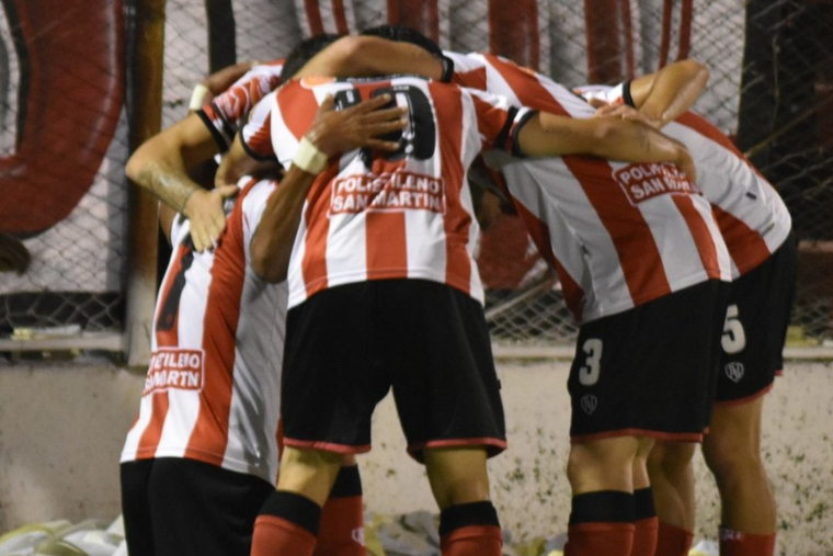 San Martín goleó a Huracán Las Heras en el Este. Foto: Prensa ACSM