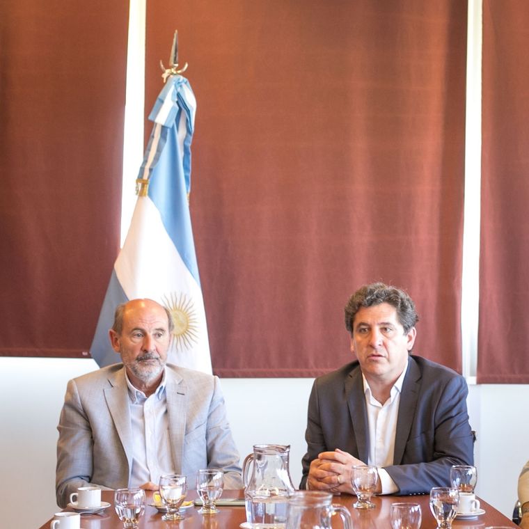 Vargas Arizu se reunió con el ministro de Producción de San Juan este martes Foto: Gobierno.