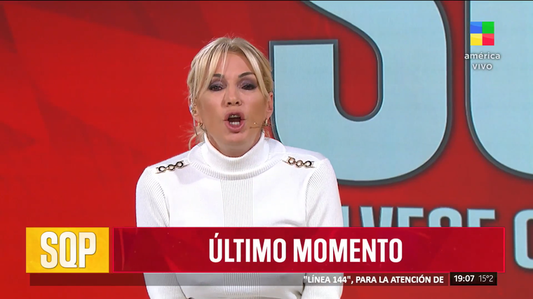 Yanina Latorre muy enojada con Roberto Castillo. Yanina Latorre muy enojada con Roberto Castillo. 