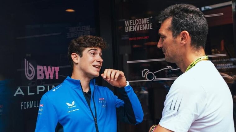 Franco Colapinto recibió un brutal elogio de Lionel Scaloni.